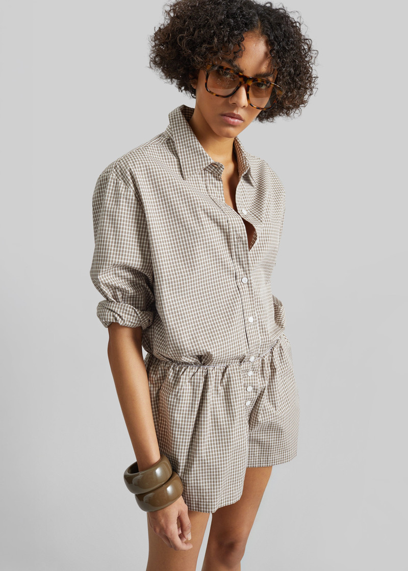 Odemira Shirt - Beige Plaid 5