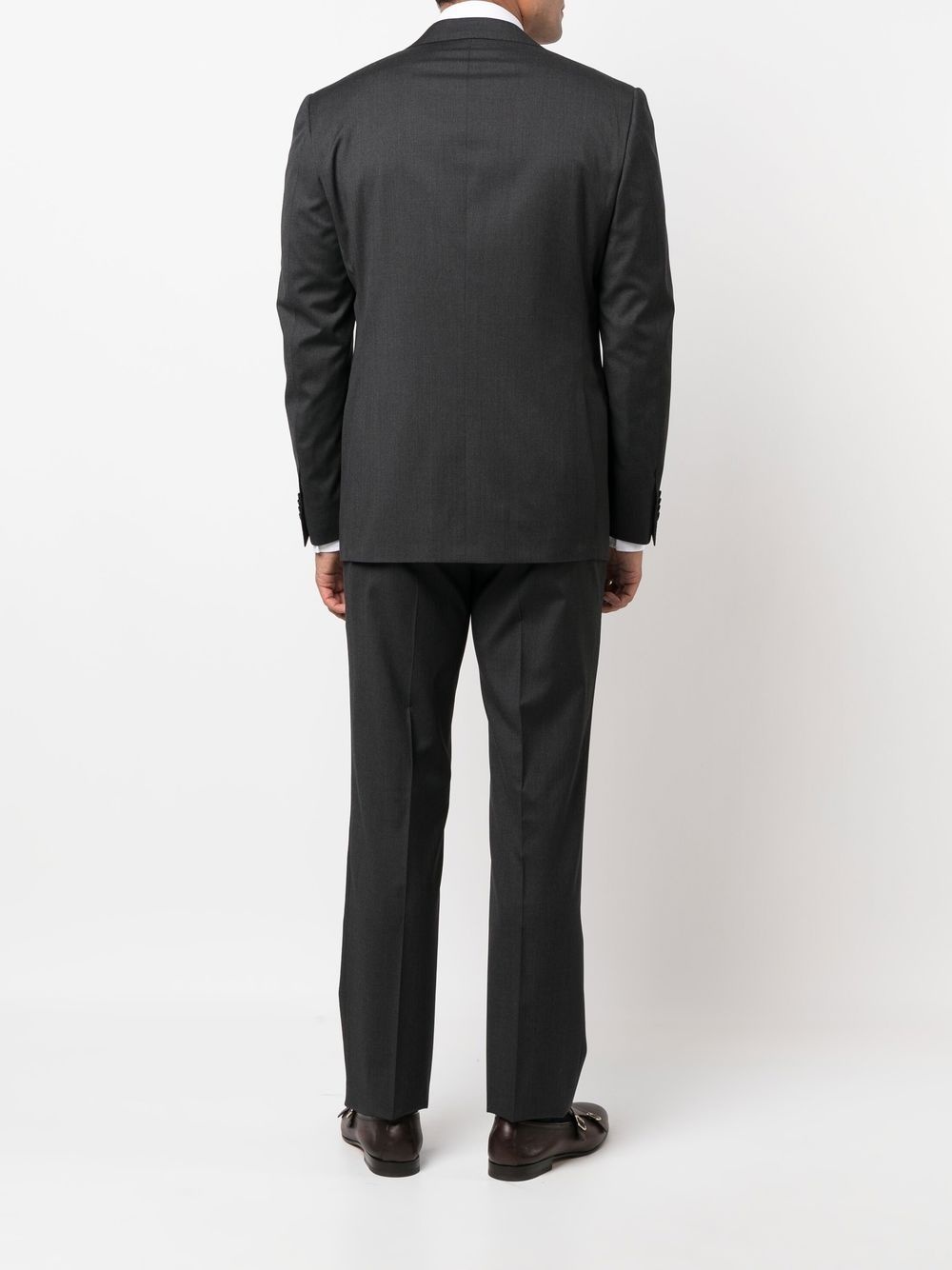single-breasted virgin-wool suit - 4