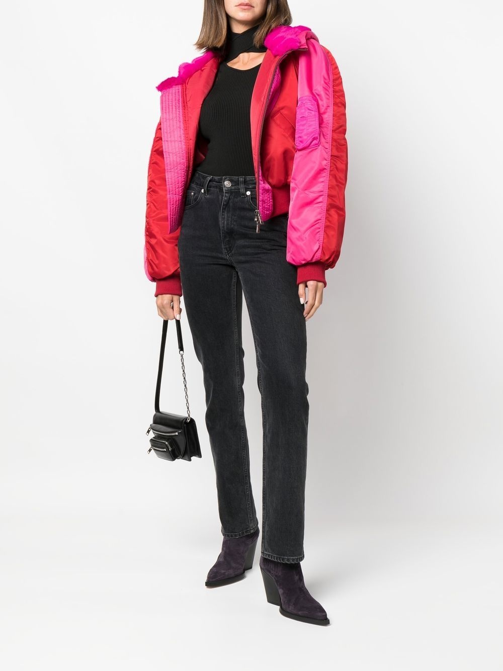 Kamila colour-block bomber jacket - 2