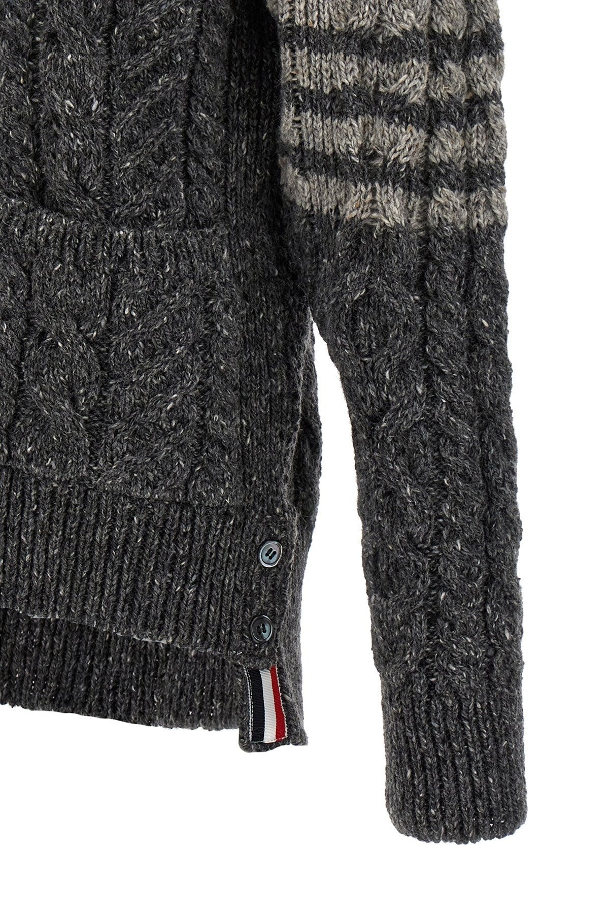 Thom Browne Men '4 Bar' Cardigan - 4