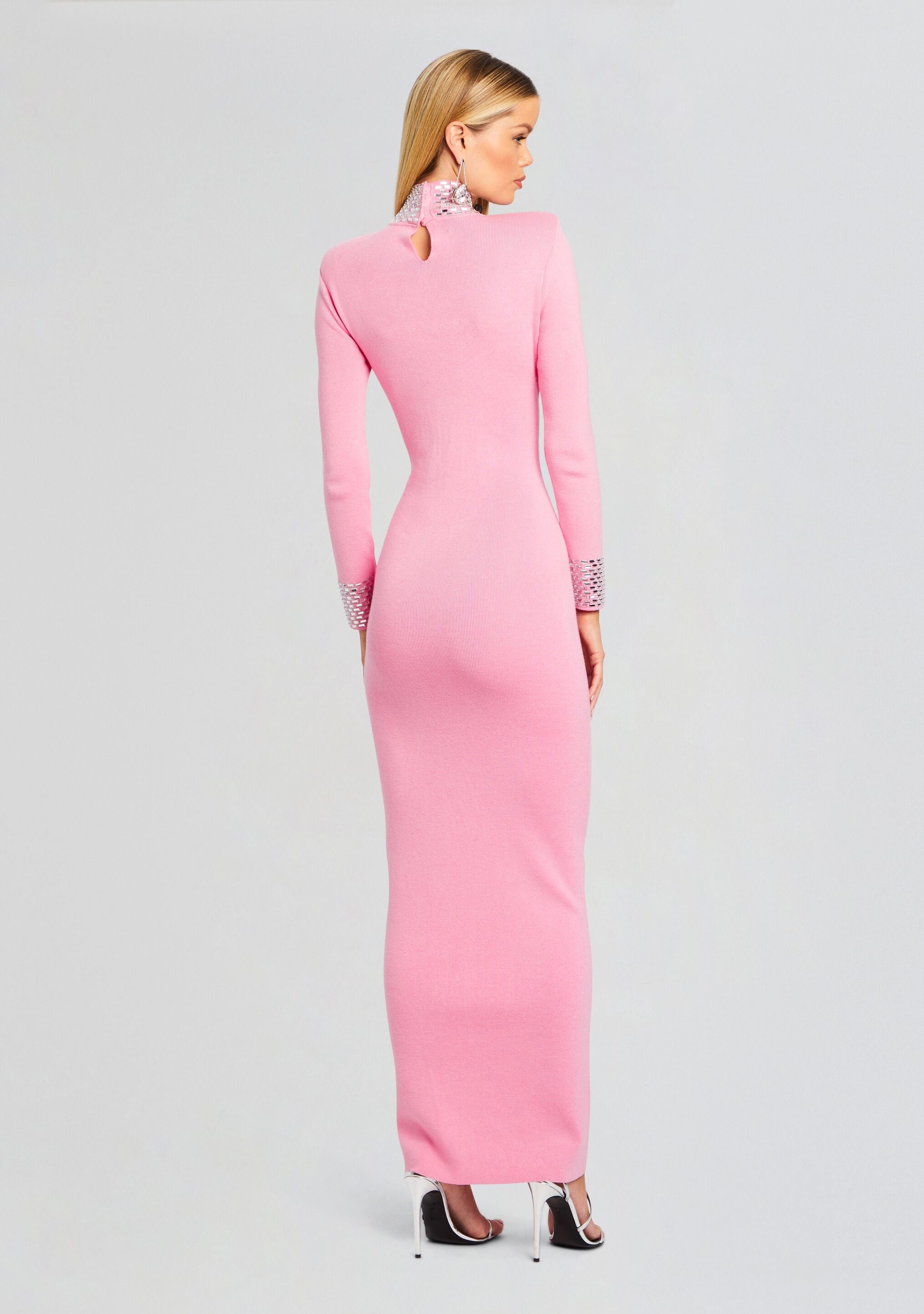MONROE EMBELLISHED KNIT DRESS - 4