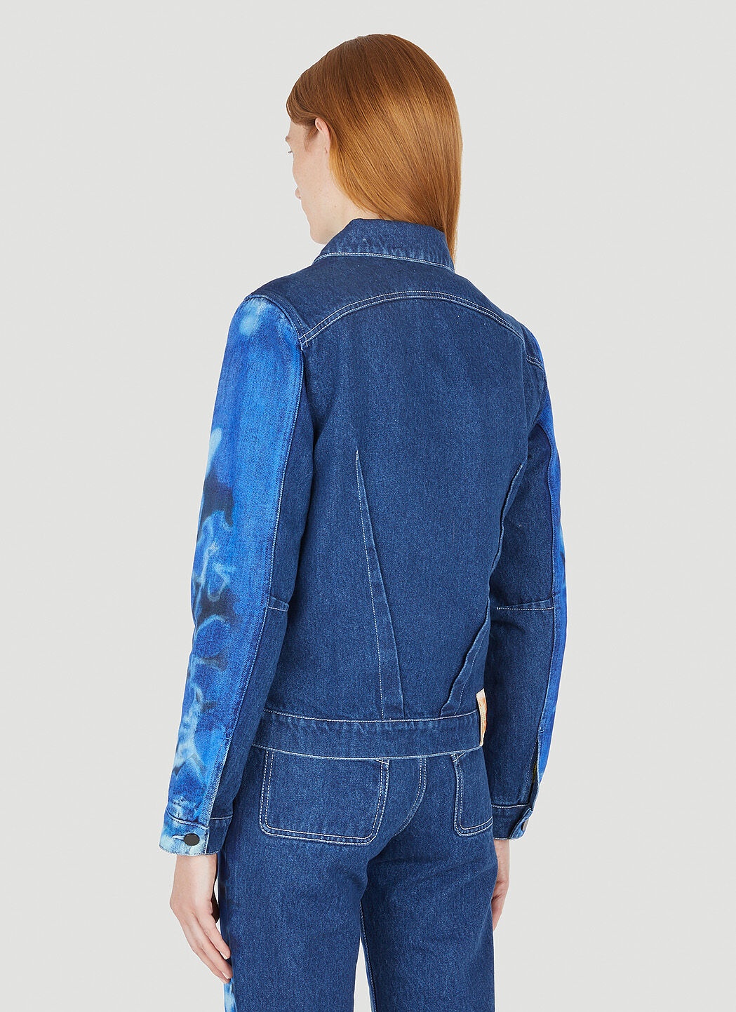Printed Denim Jacket - 4