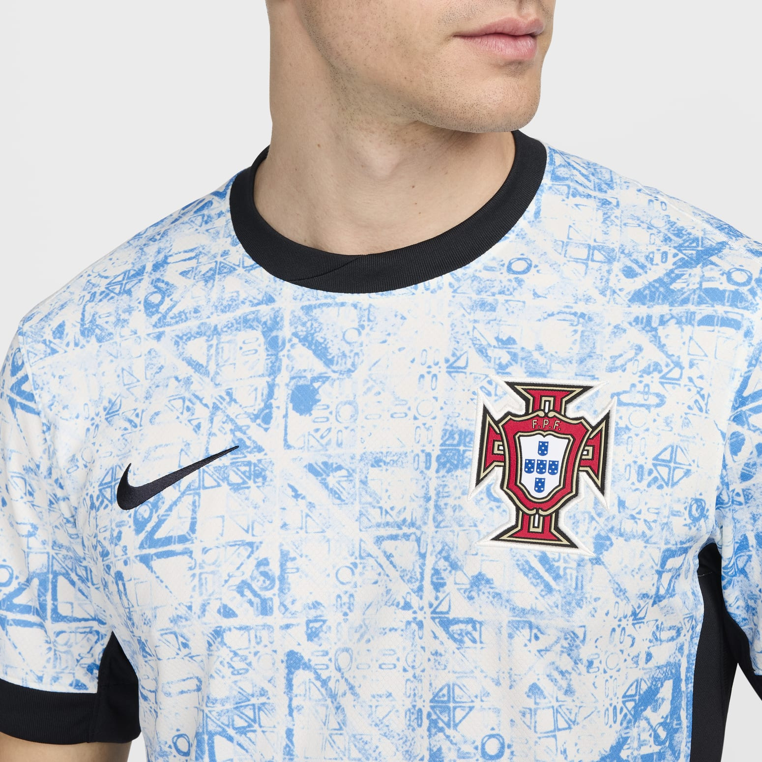 Nike Portugal Stadium Away Replica Soccer Jersey 'Blue' FJ4274-133 - 5