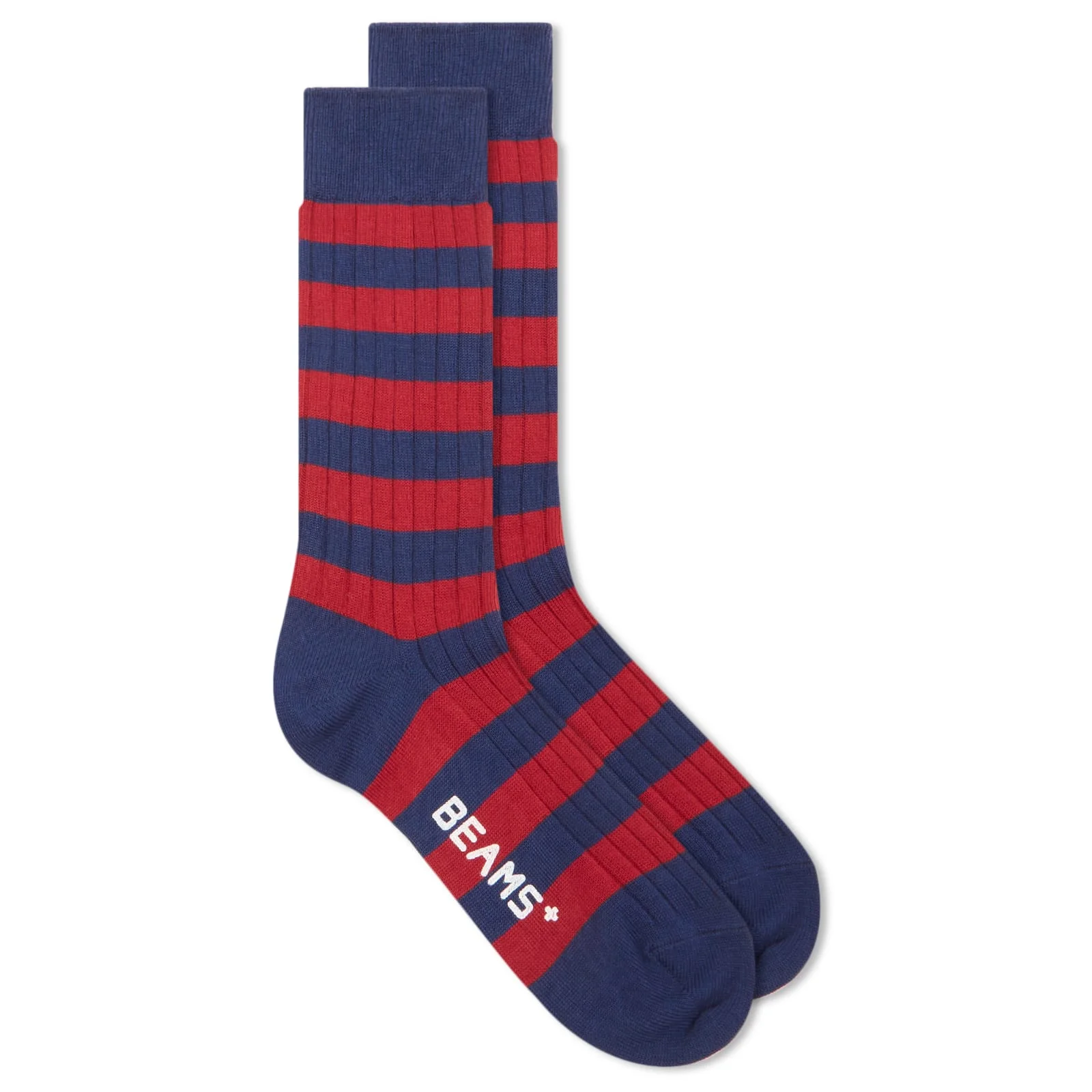 Beams Plus Rib Stripe Sock - 1