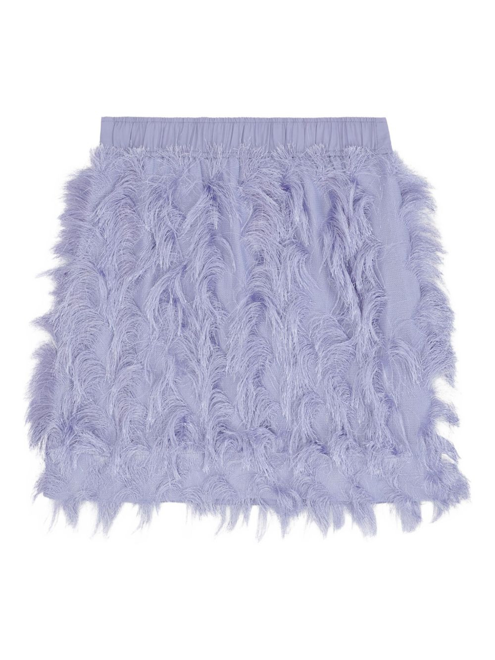 fringe mesh skirt - 5
