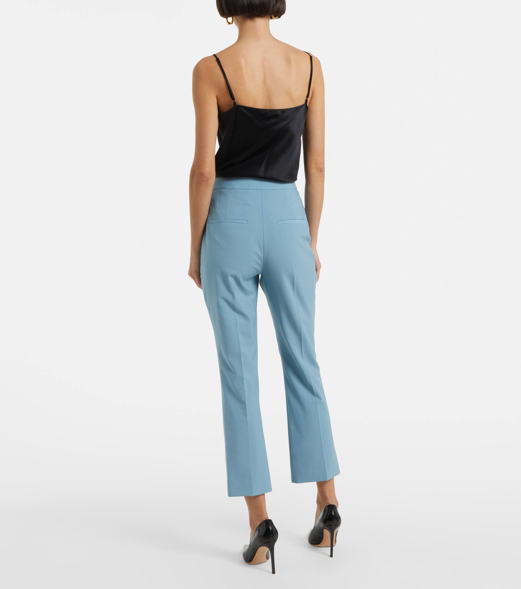 Arte cropped wool-blend slim pants - 3