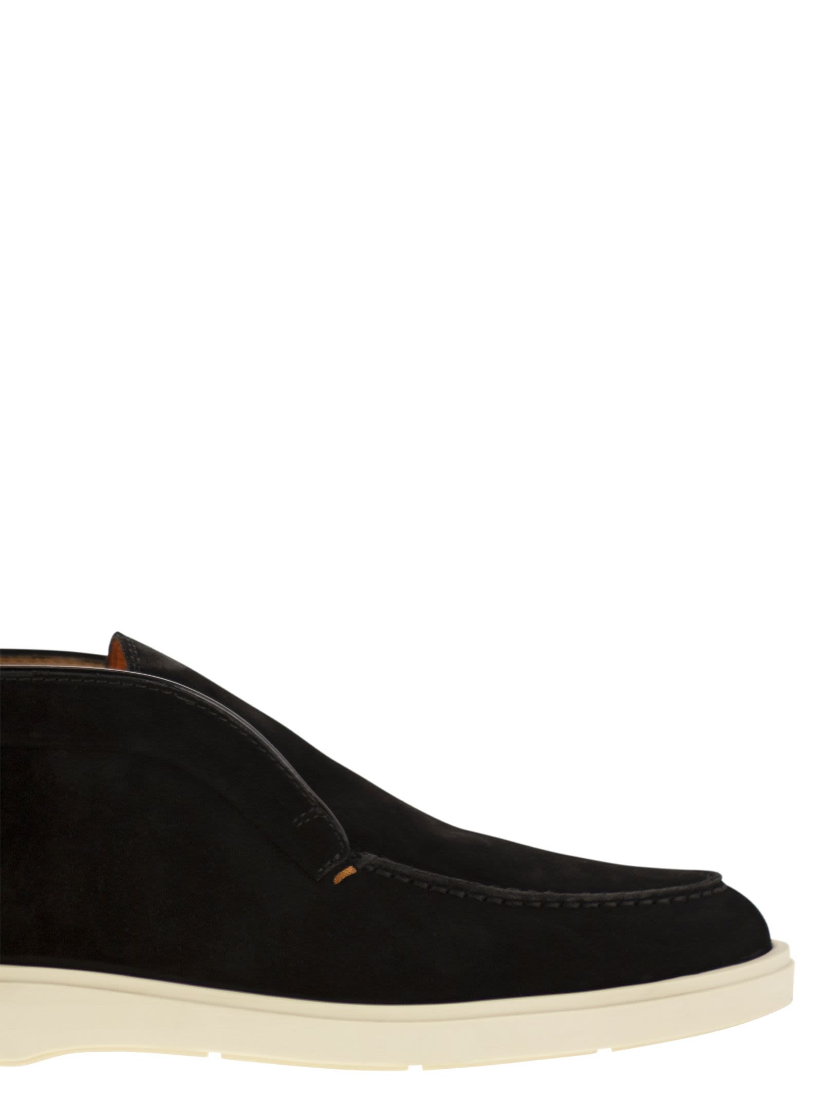 Santoni Men Suede Desert Boot - 6