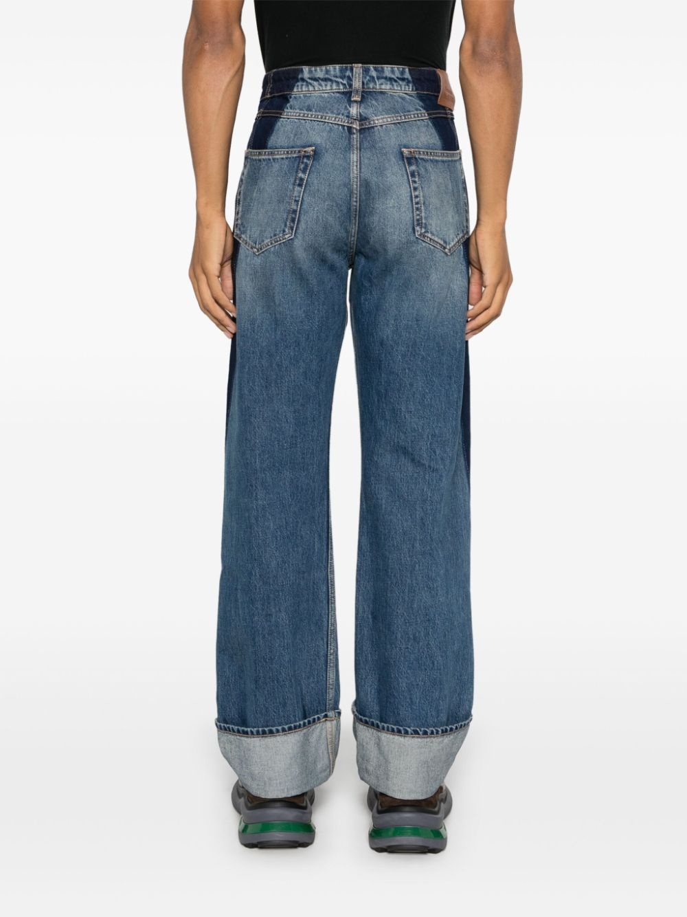 Twisted straight-leg jeans - 4