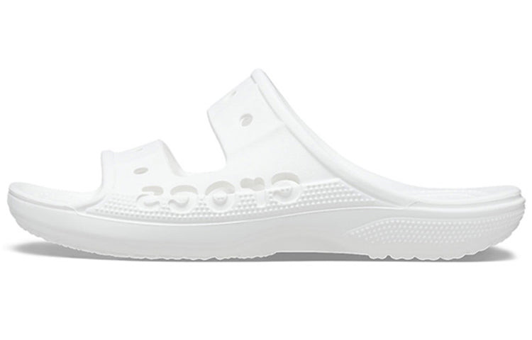 Crocs Fashion Casual Unisex White Slippers 207627-100 - 2
