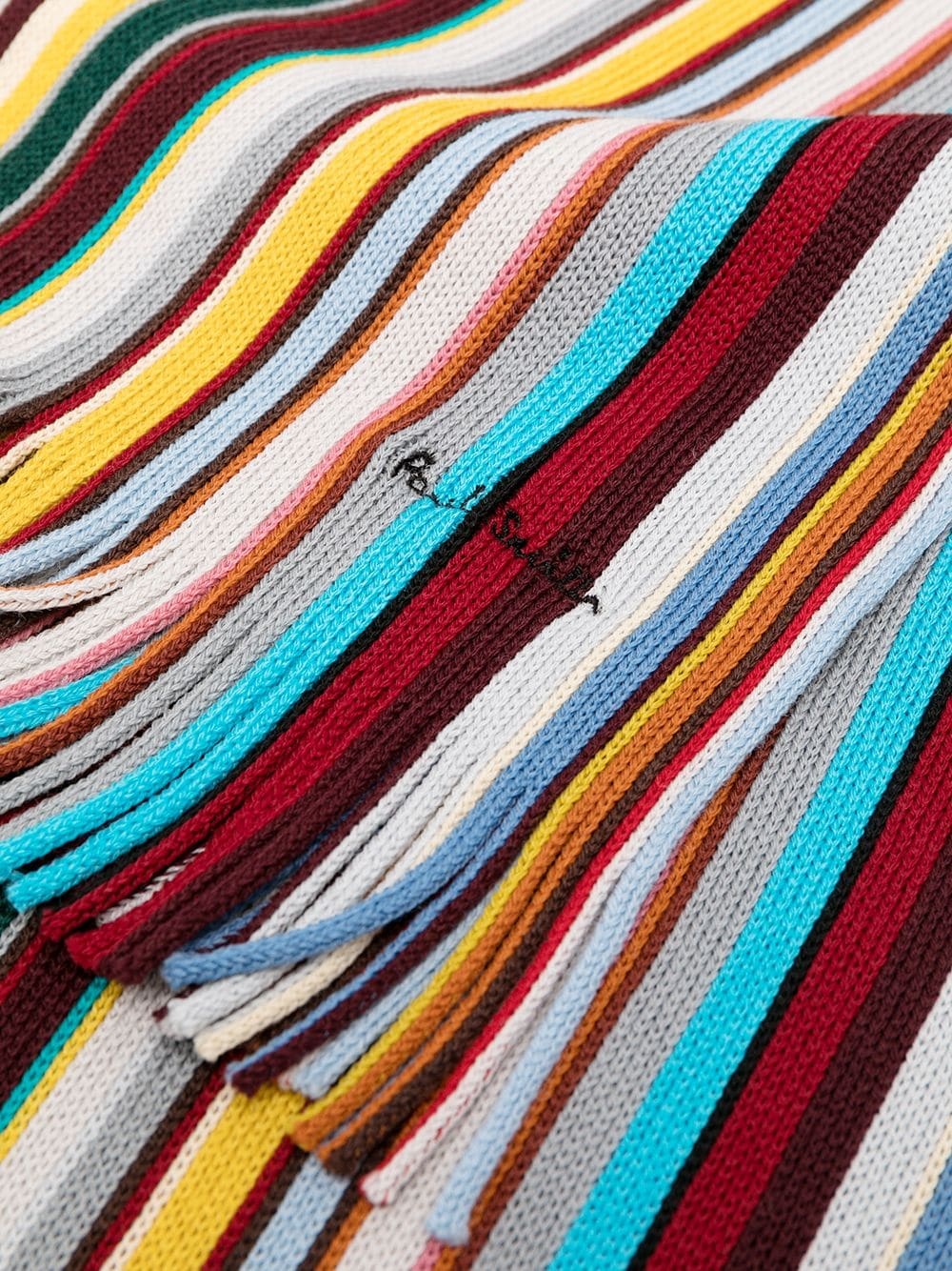 striped wool scarf - 3