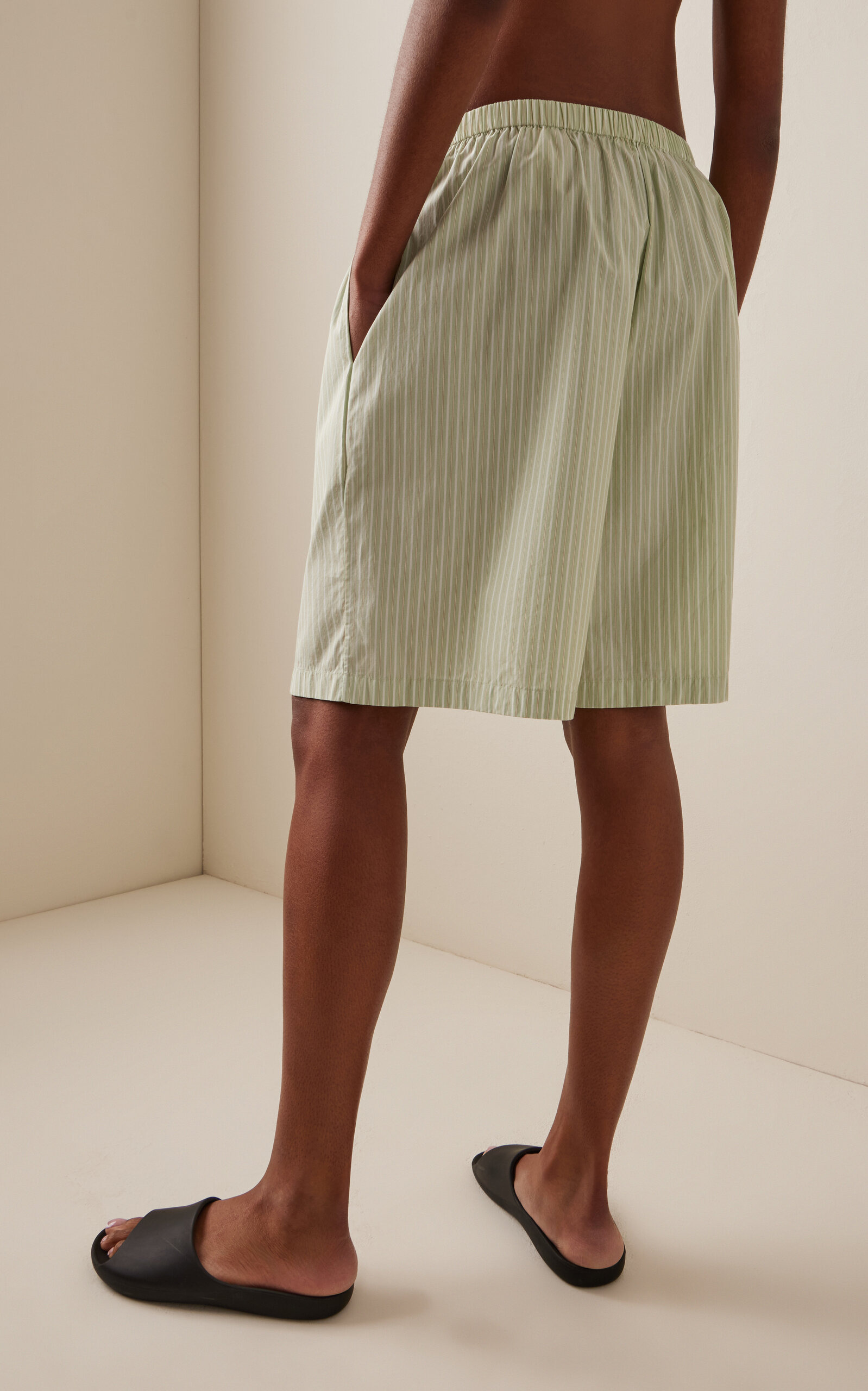 Zinnia Cotton Poplin Short green - 4
