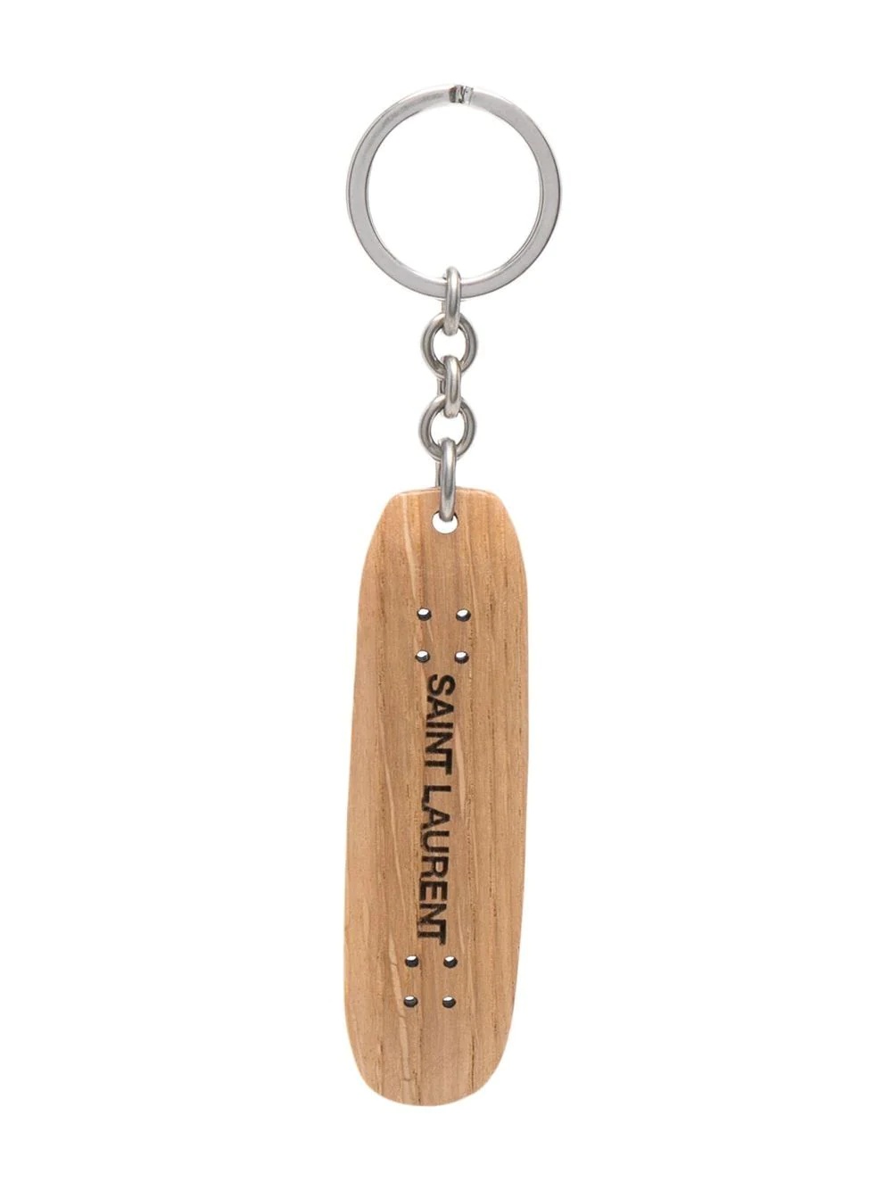 logo-print skateboard key ring - 1