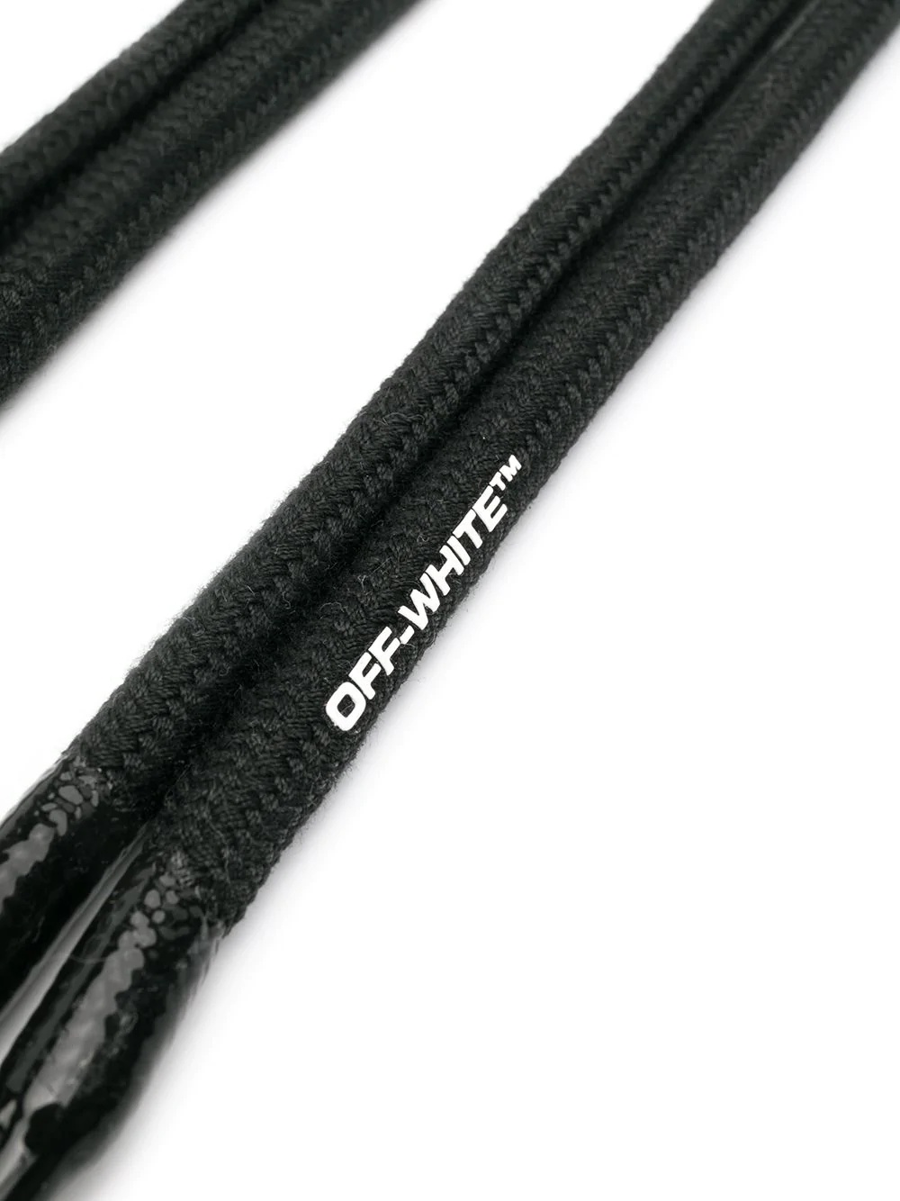 rubber logo shoelaces - 2