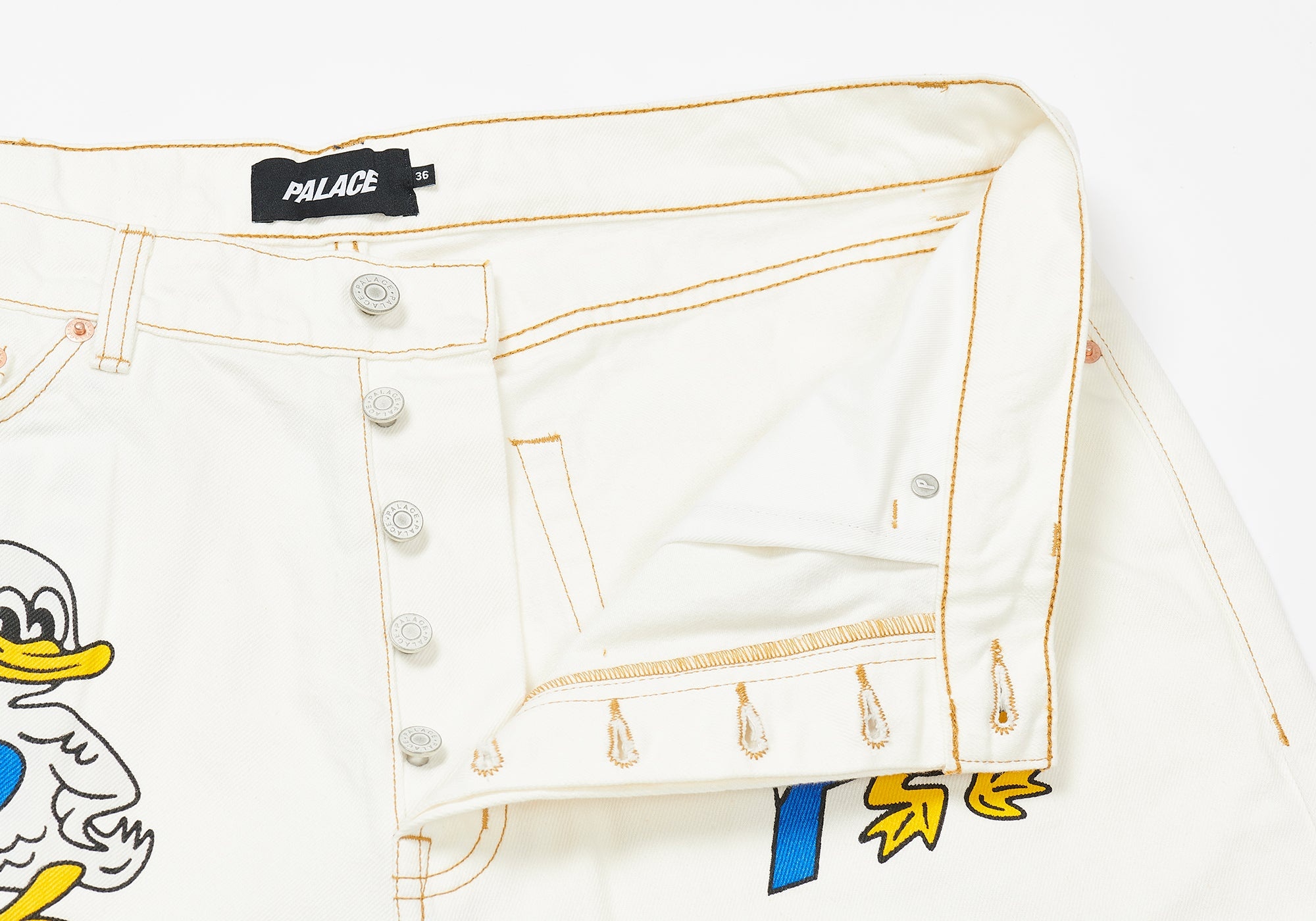 DUCKS BAGGIES JEAN WHITE - 5