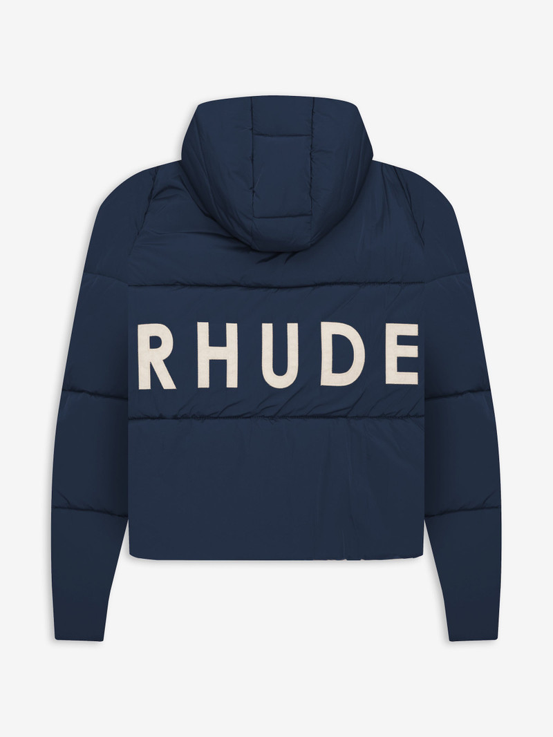 Rhude RHUDE LOGO PUFFER JACKET outlook
