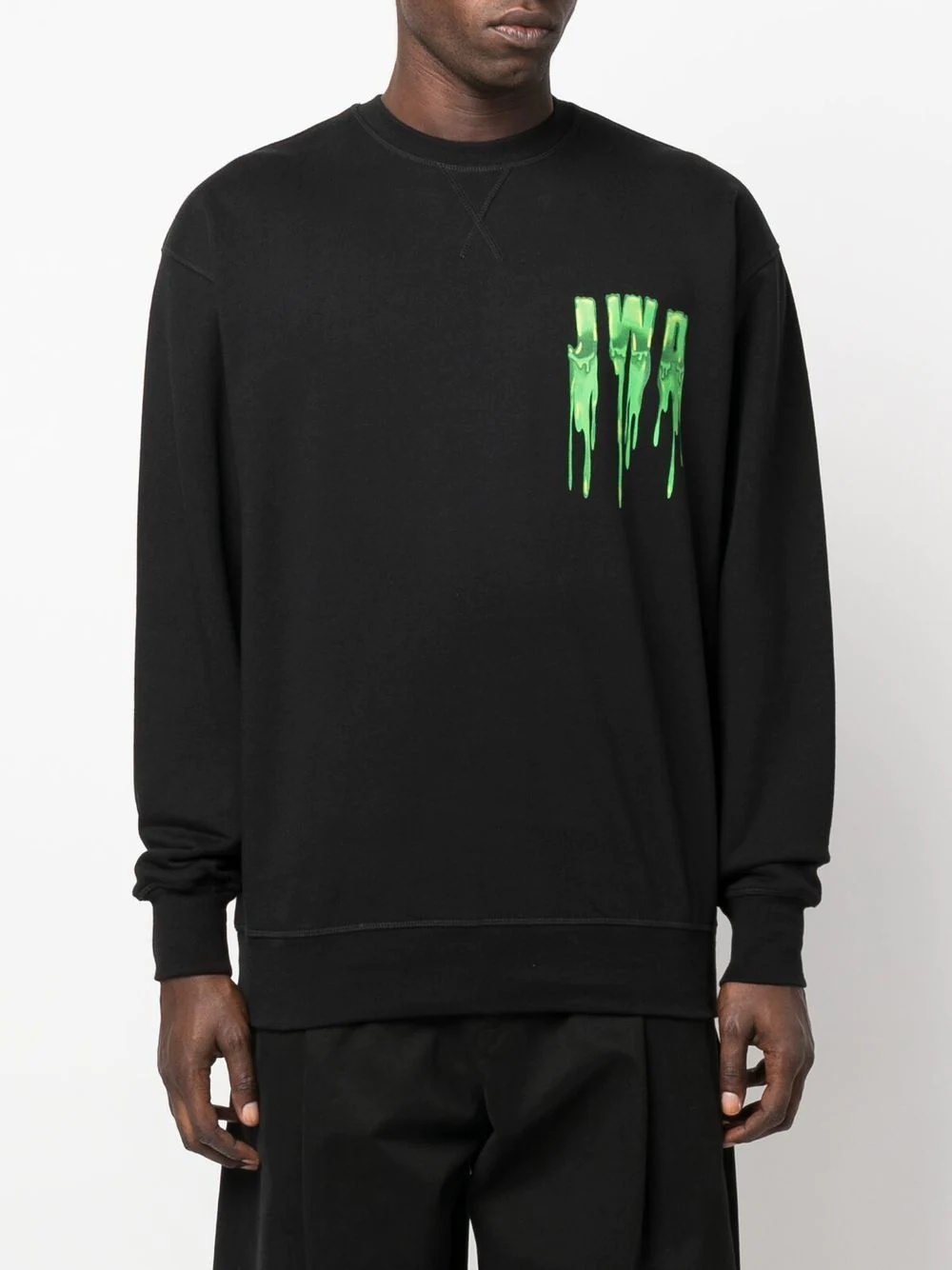 logo-print cotton sweatshirt - 4