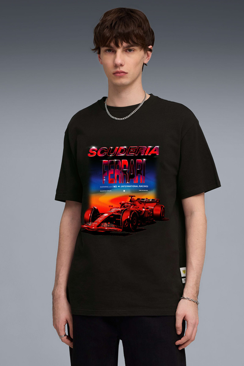 PUMA Scuderia Ferrari Men's Tribes Relaxed tee outlook