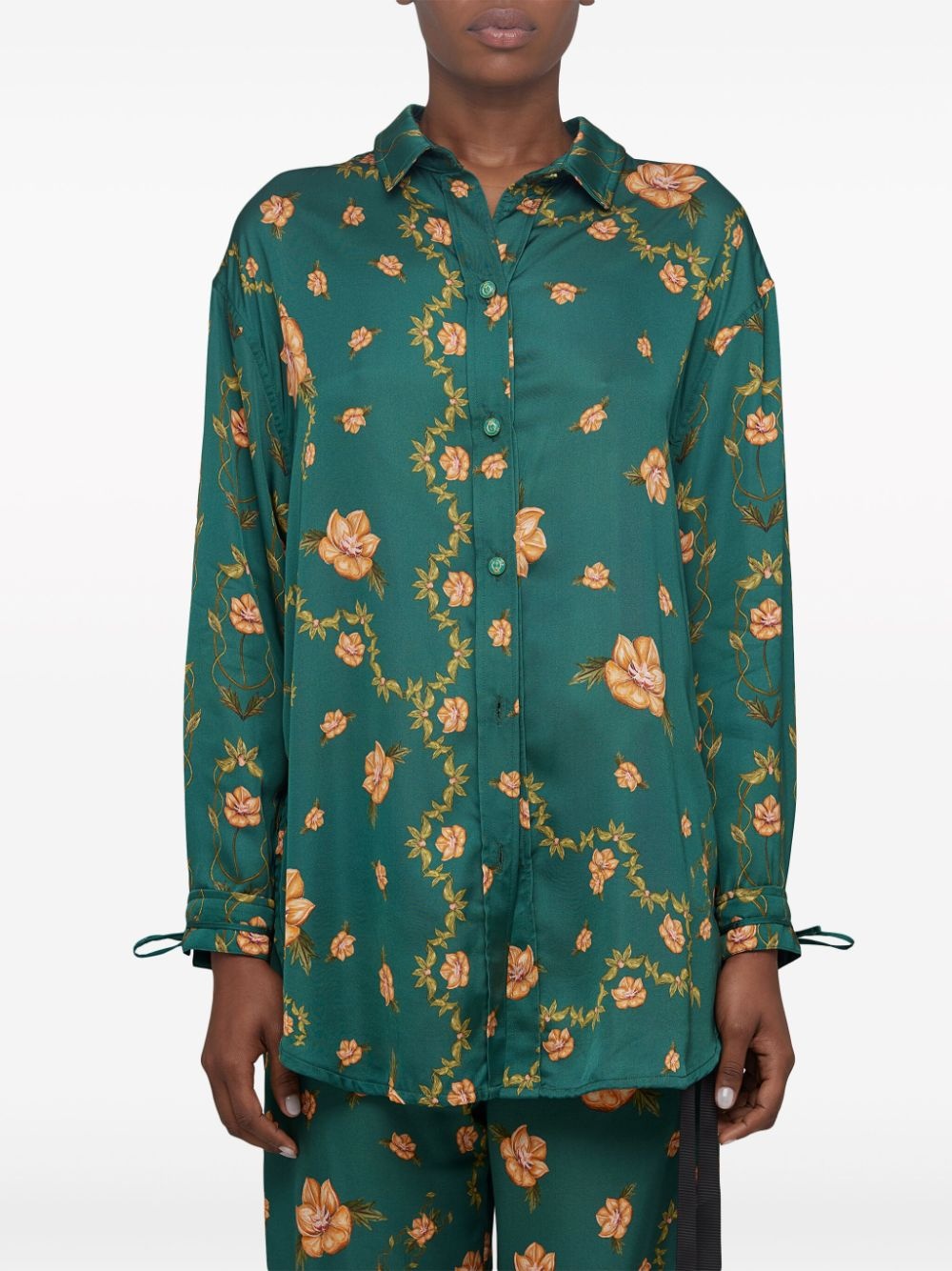 Cecilia EsotÃ©rico floral-print shirt - 4