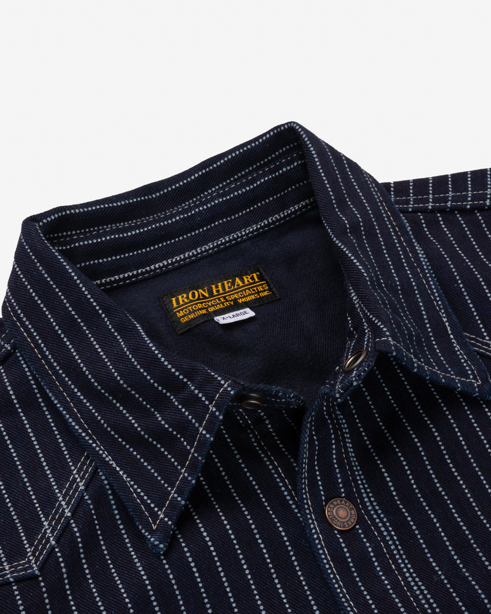 IHSH-227-IND 12oz Wabash CPO Shirt - Indigo - 13
