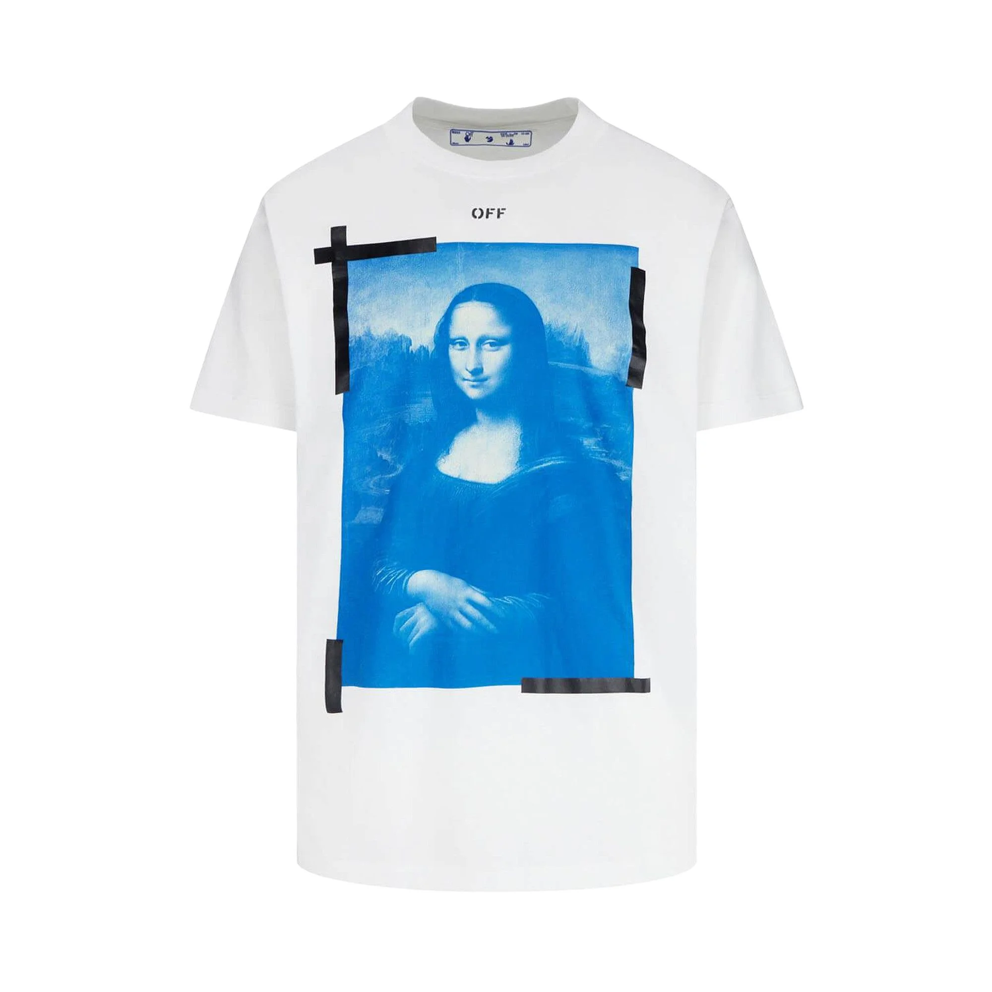 Off-White Monalisa Slim Tee 'White/Black' - 1
