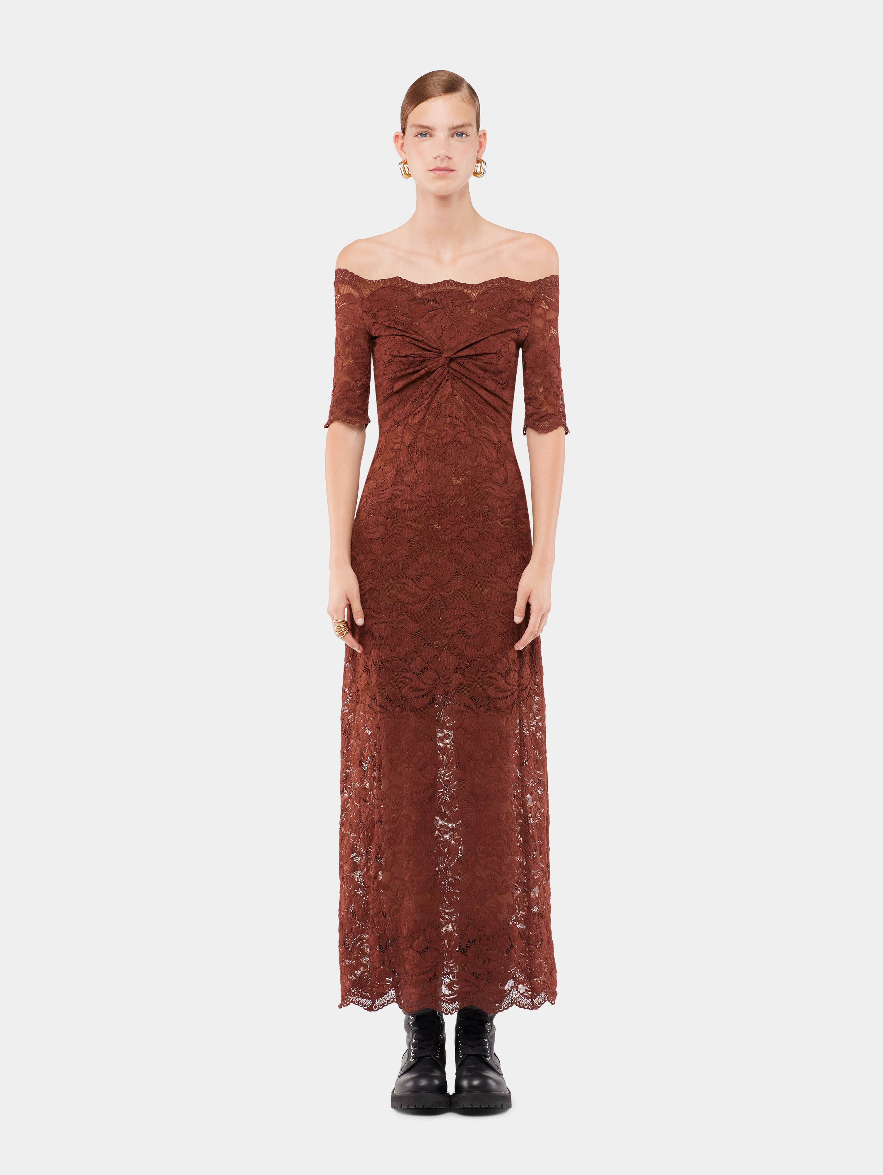 MIDI DRESS IN LACE - 2