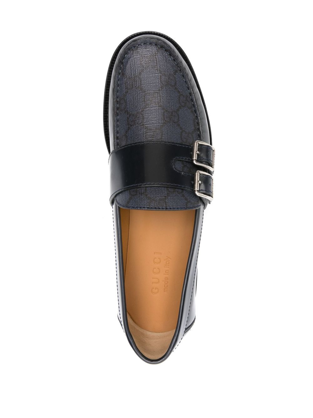 GG leather loafers - 4