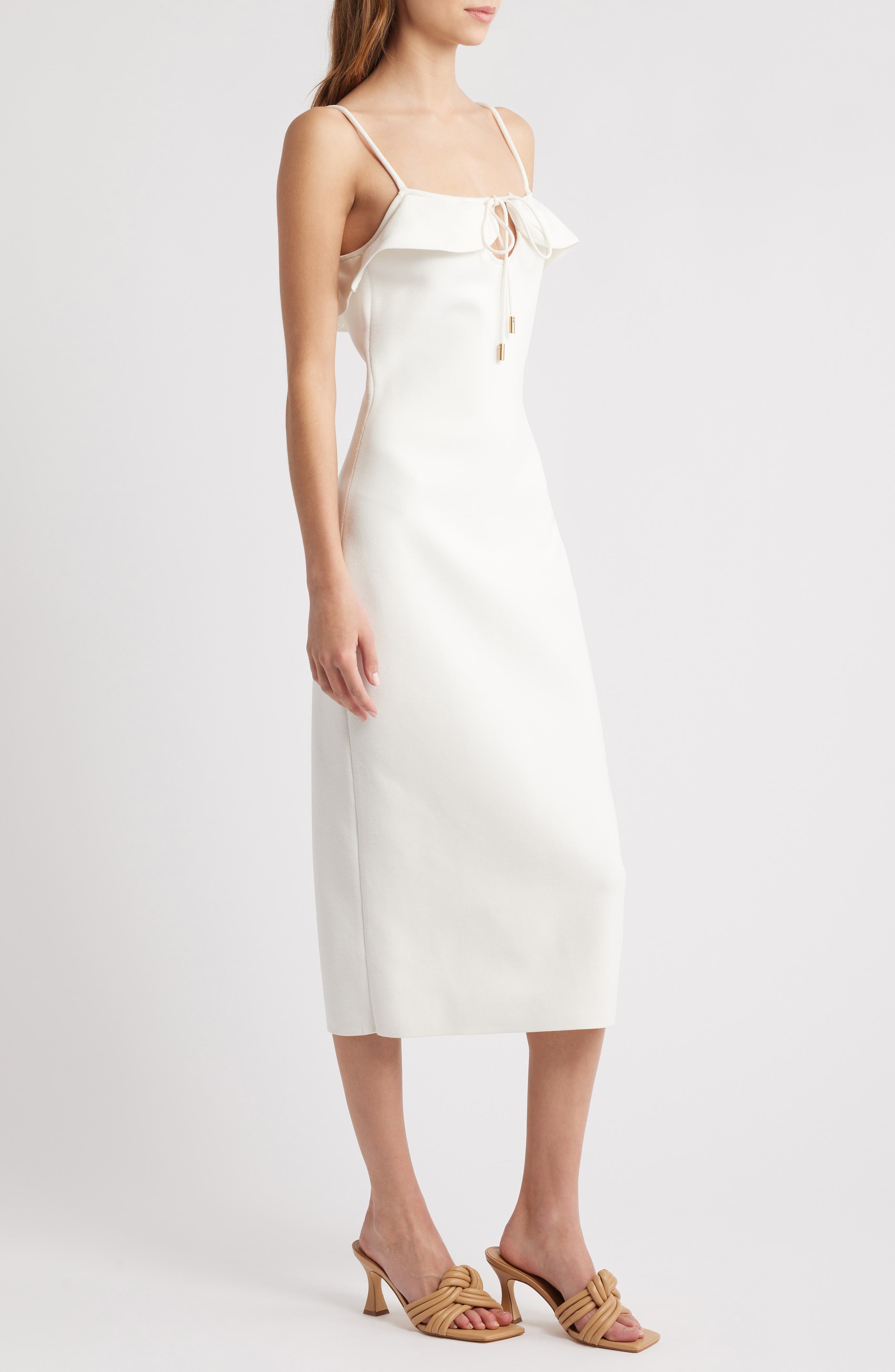 Cult Gaia Ciera Sweater Dress in Off White at Nordstrom - 3