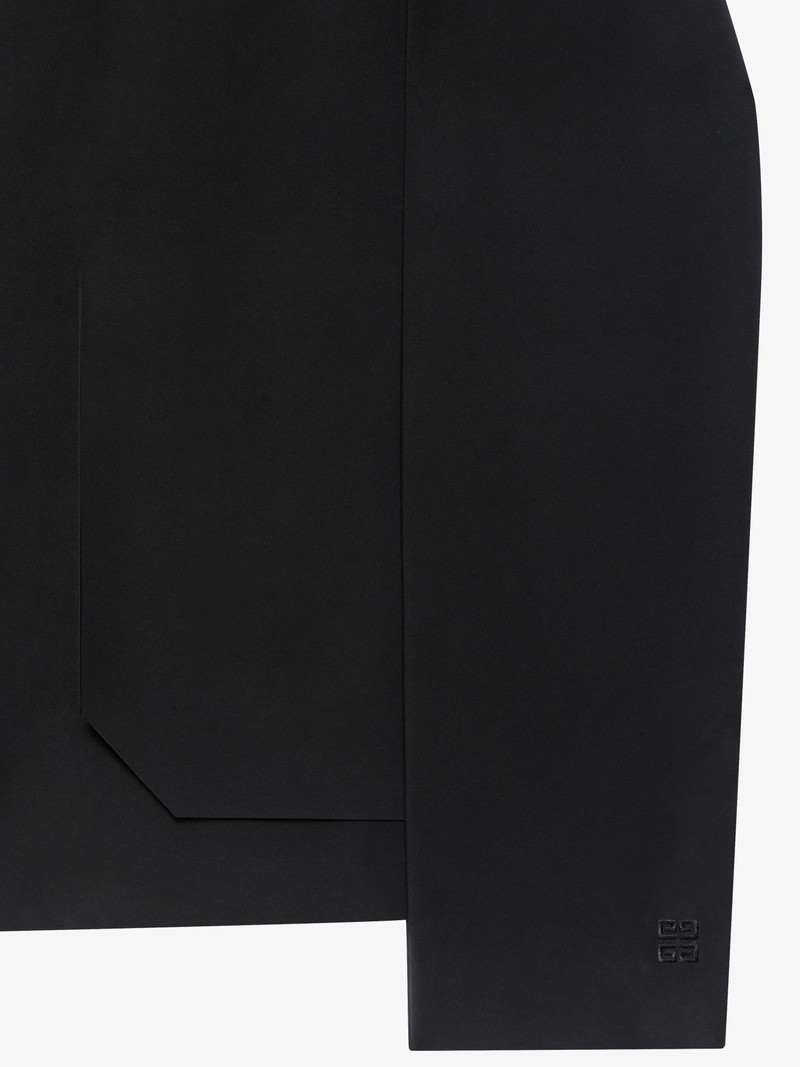 HOODED SLIM-FIT JACKET IN NYLON 6