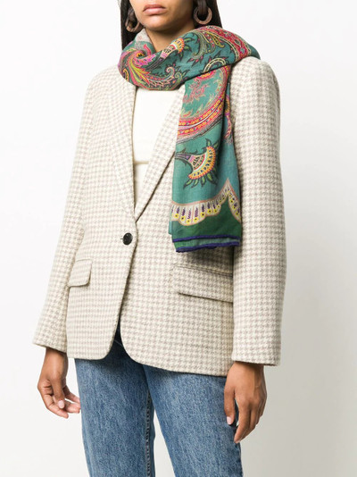 Etro paisley cashmere scarf outlook