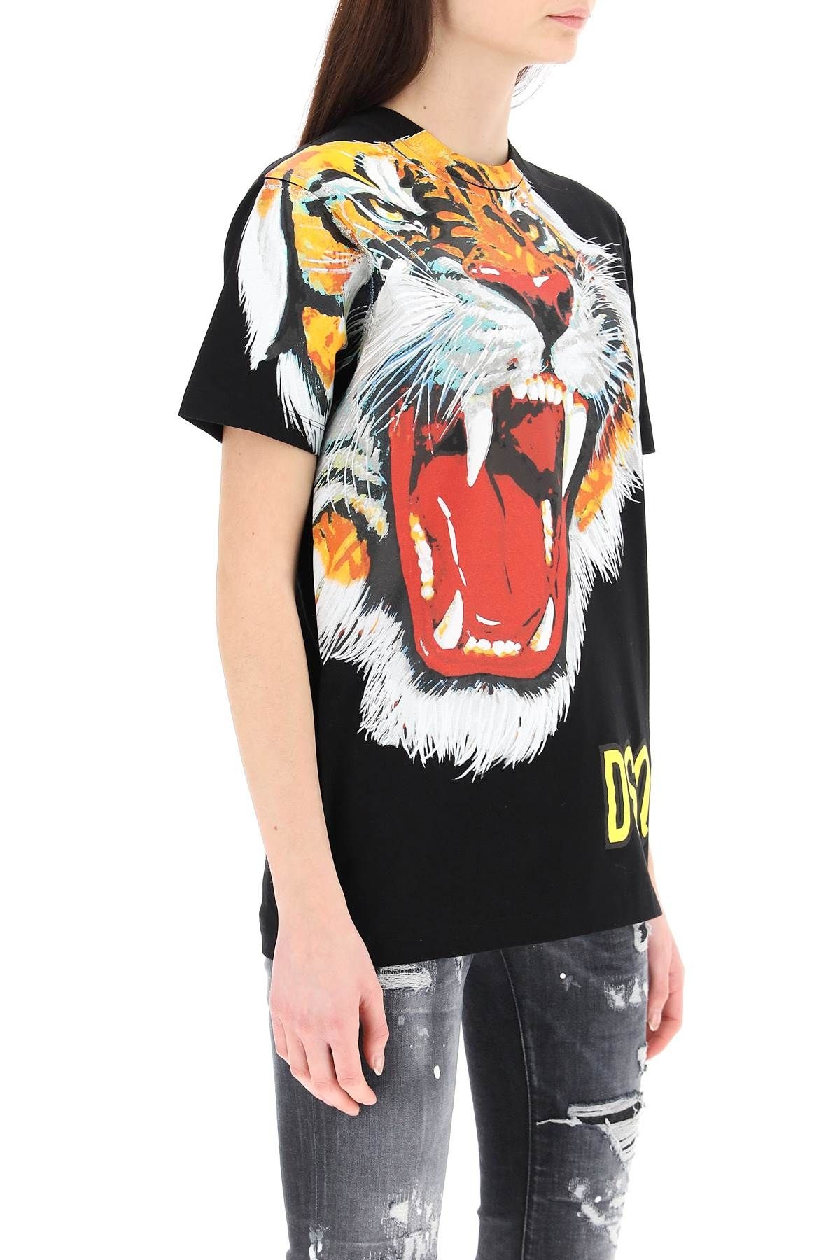 MAXI TIGER PRINT T-SHIRT - 3