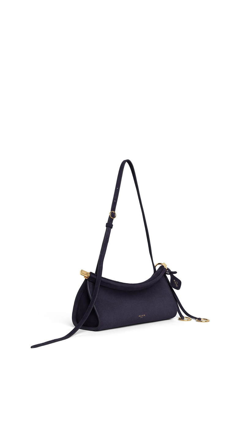 Alaïa LE CLICK EAST WEST SMALL BAG IN SUEDE outlook