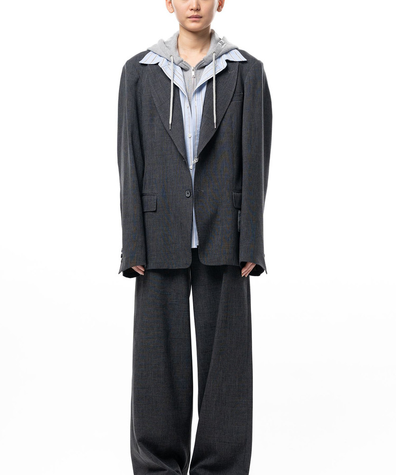 Triple Layered Houndstooth Jacket 3