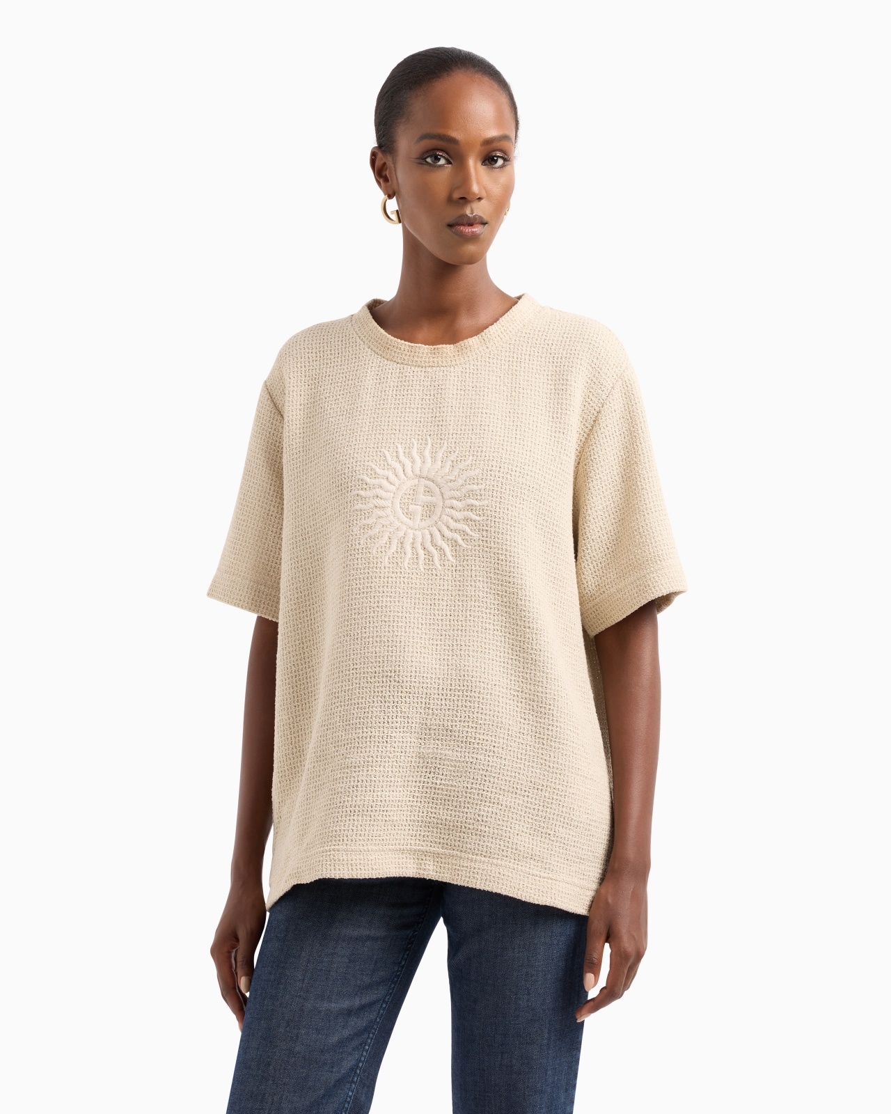 COTTON T-SHIRT WITH EMBROIDERY - 4