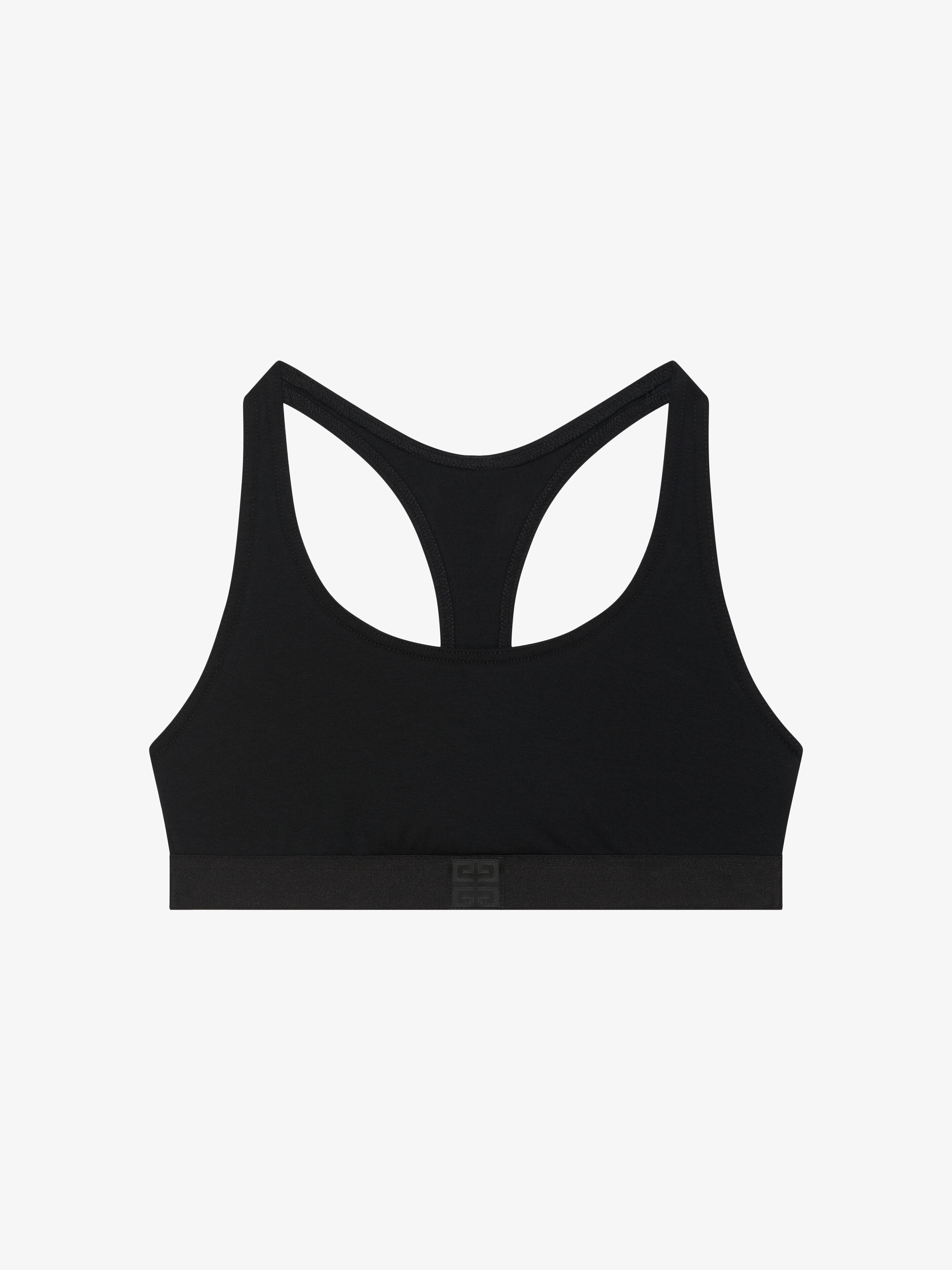 BRASSIÈRE IN JERSEY BIO WITH GIVENCHY 4G SIGNATURE - 1