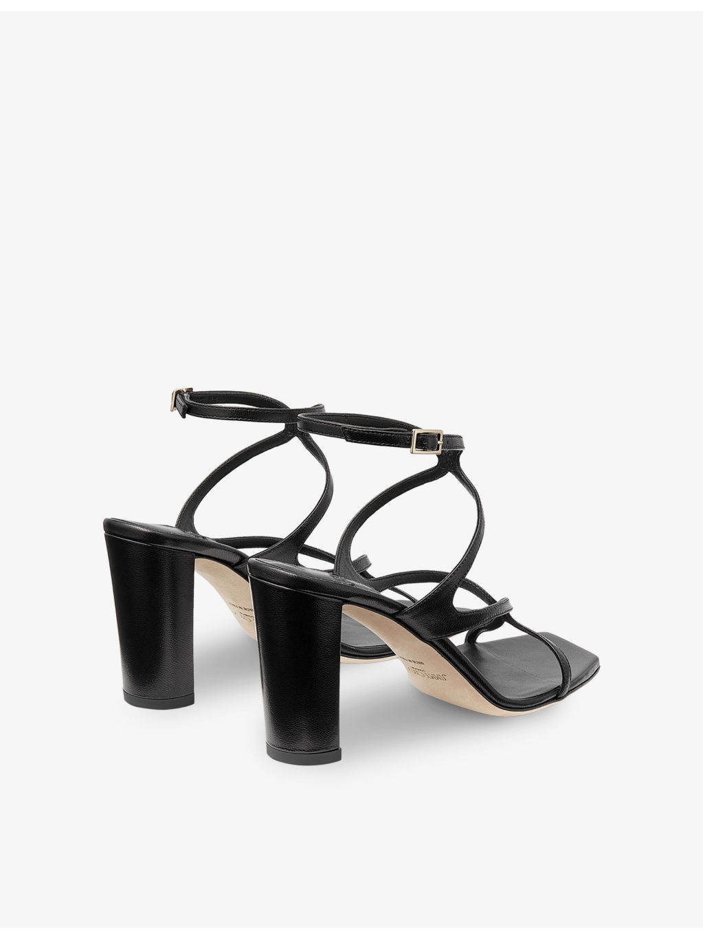 Azie 85 leather heeled sandals - 4