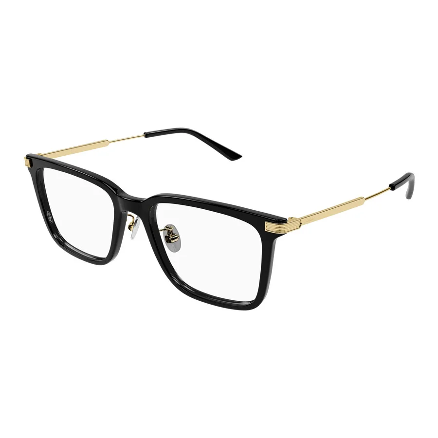 Cartier Demo Square Men's Eyeglasses CT0384O 003 54 - 1