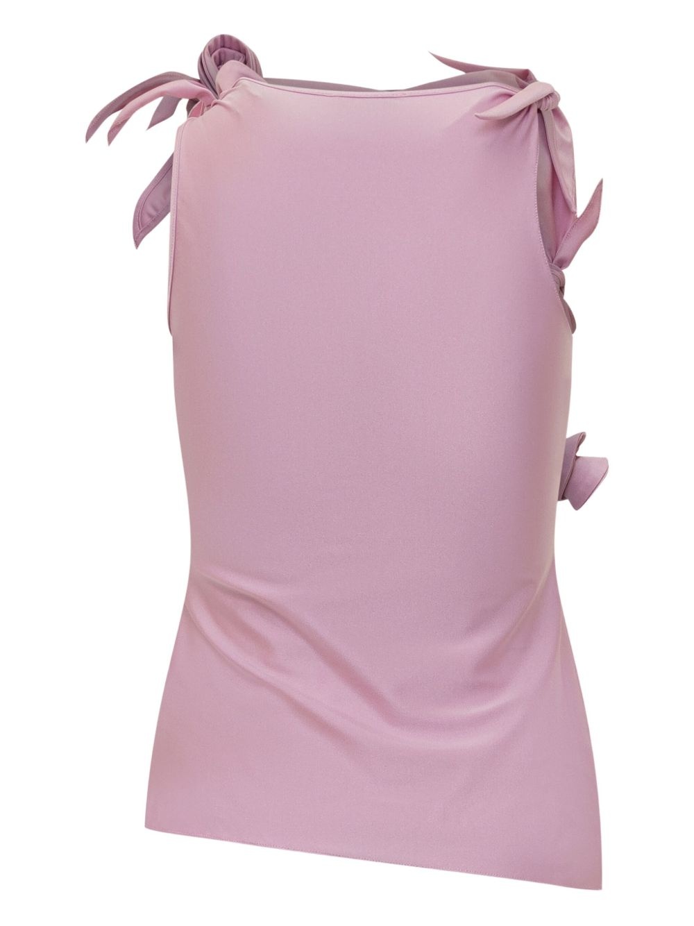 floral-appliqué top - 2