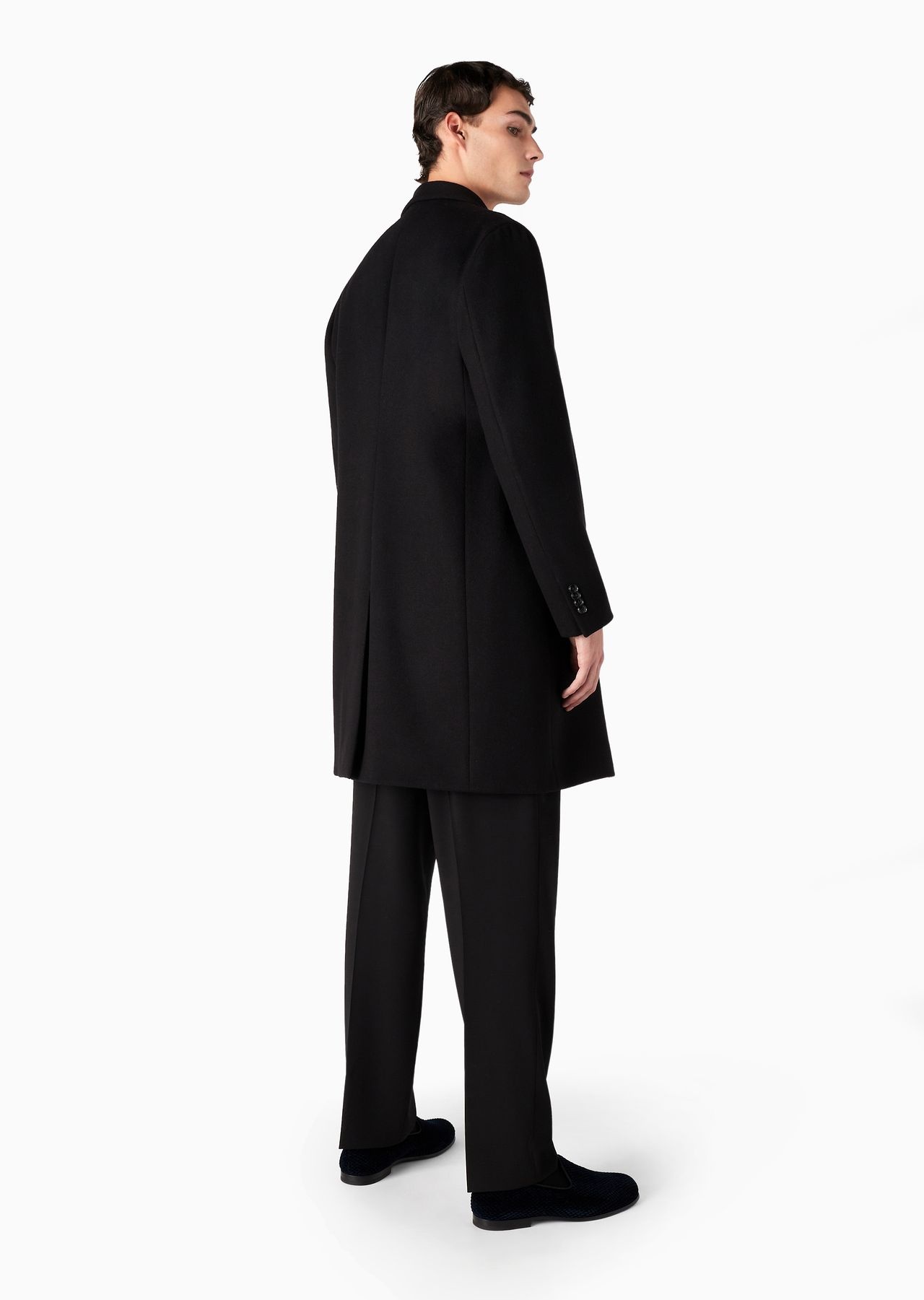 ASV double-breasted Giorgio’s coat in cashmere - 3