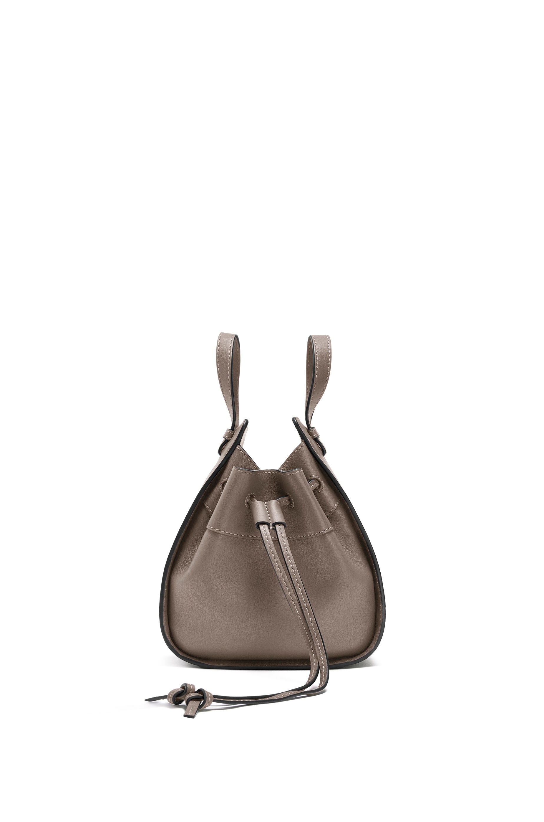 Mini Hammock Drawstring bag in nappa calfskin - 11