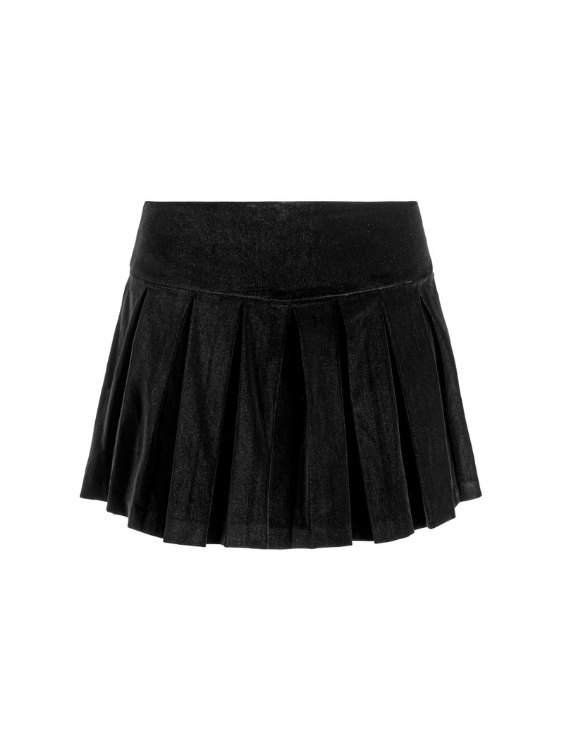 EMILIE VELVET MINI SKORT 1