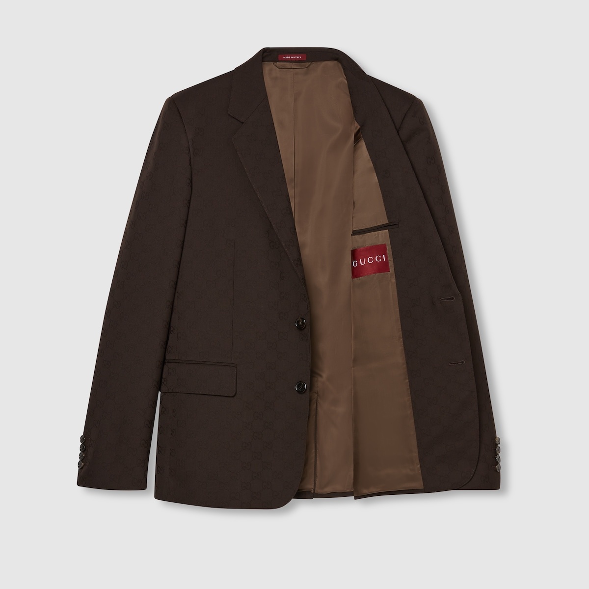 GG wool jacquard suit - 8