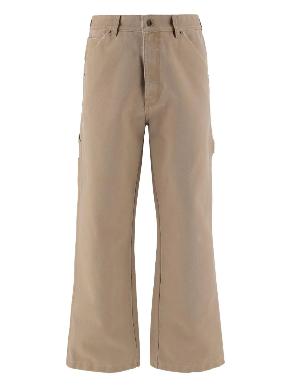 multi-pocket logo trousers - 1