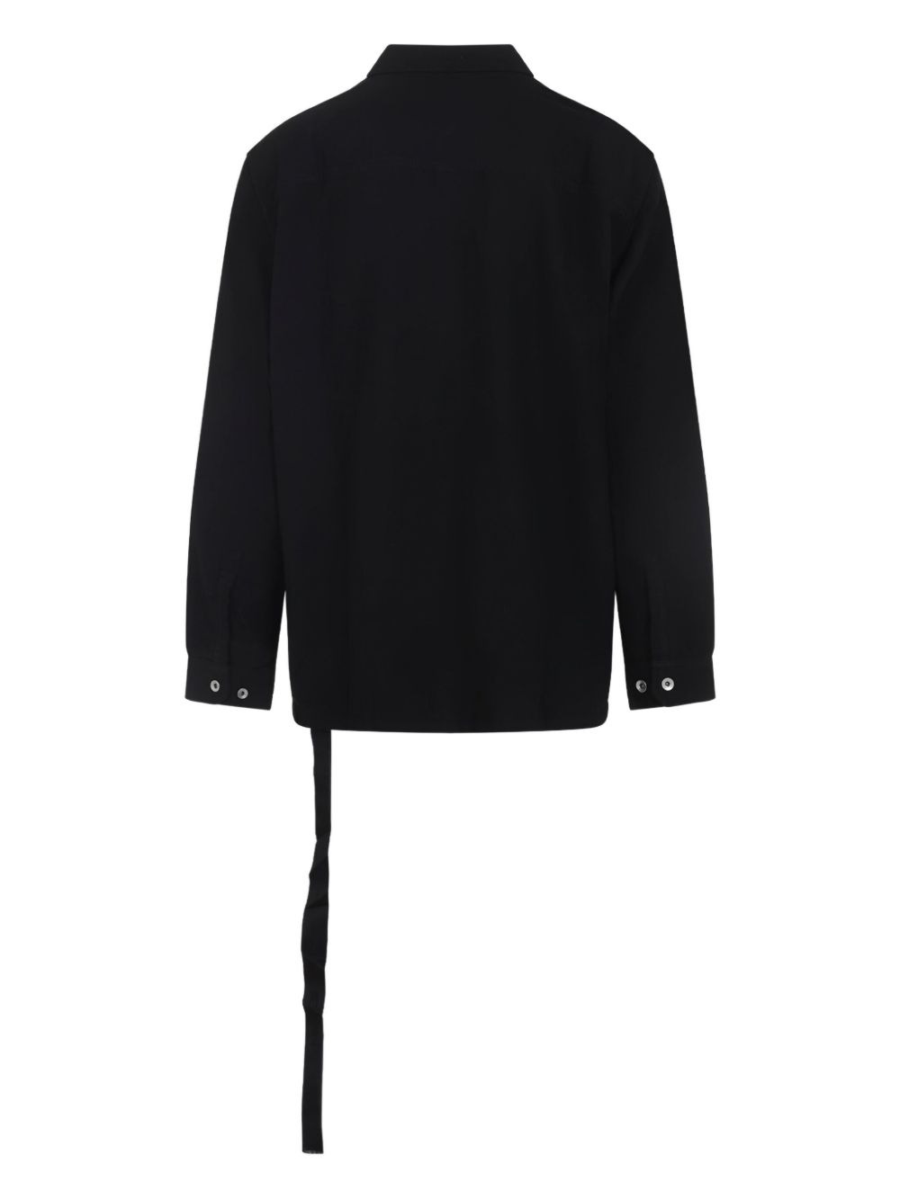 pocket trailing-tail shirt - 2