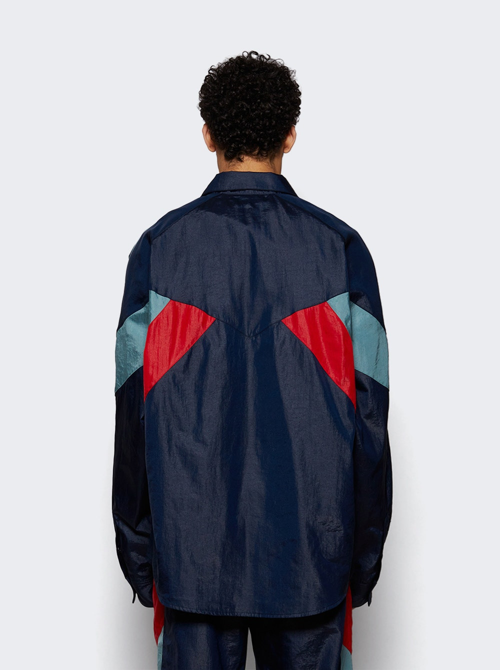 Shirt Track Jacket Blue - 4