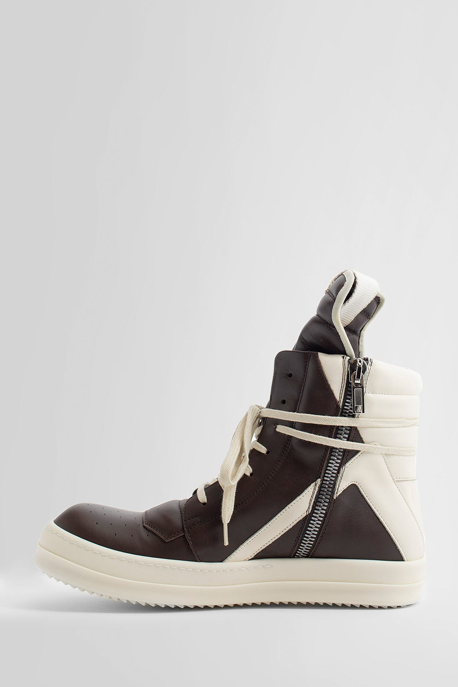 RICK OWENS MAN BROWN SNEAKERS - 4