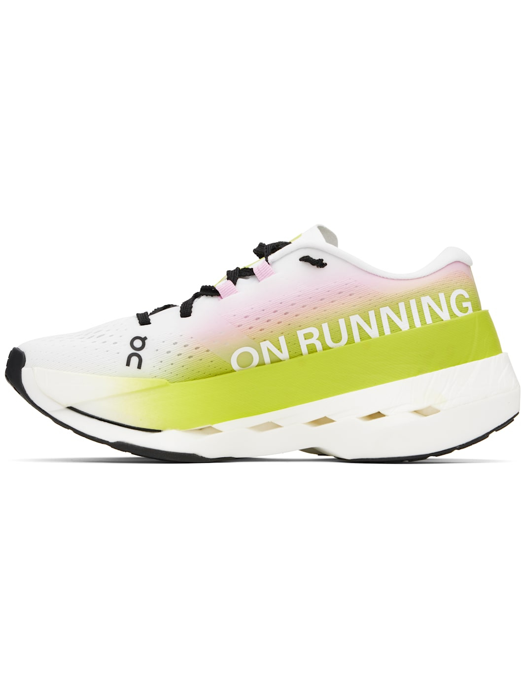 White & Green Clouboom Max Sneakers - 3