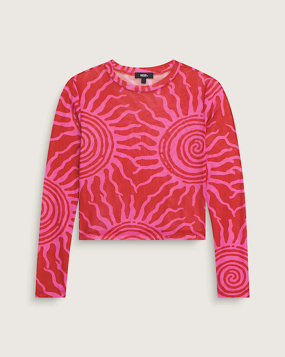 Ludlow Mesh Long Sleeve Top - 1