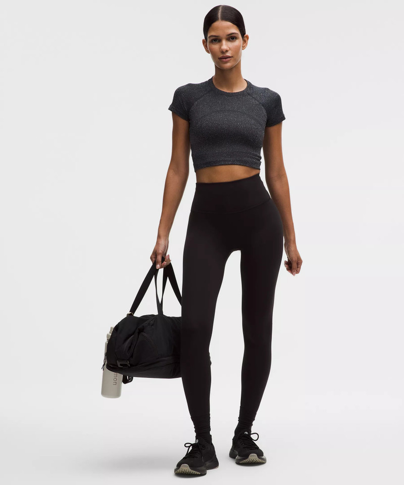 Swiftly Tech Cropped Short-Sleeve Shirt 2.0 *Sparkle 4