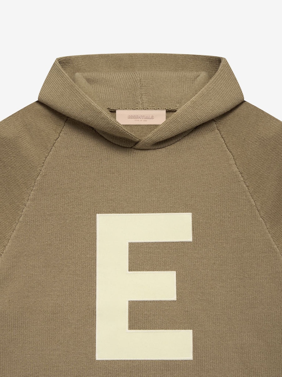 BIG E KNIT HOODIE - 3