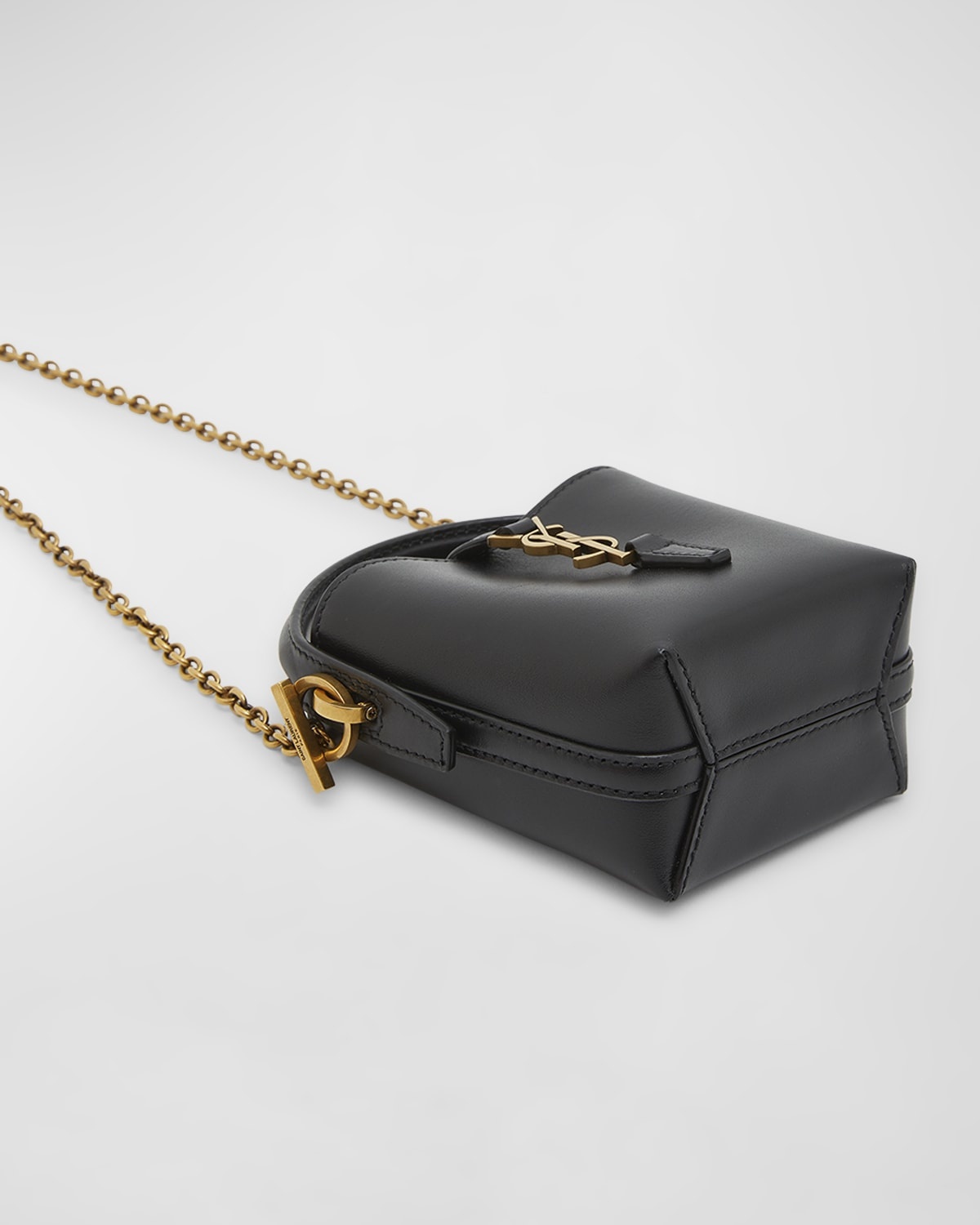 Le 37 Micro YSL Leather Bucket Bag - 2